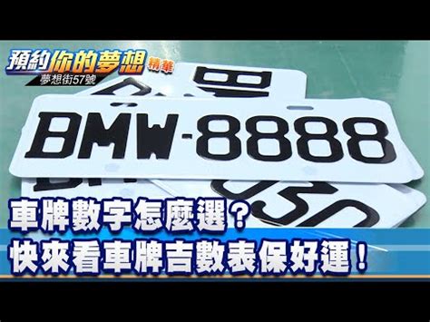 車牌代表意思|號牌大揭密之”數字會說話”!!